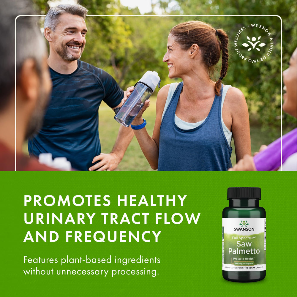 Swanson Saw Palmetto product suggesting hair support potential