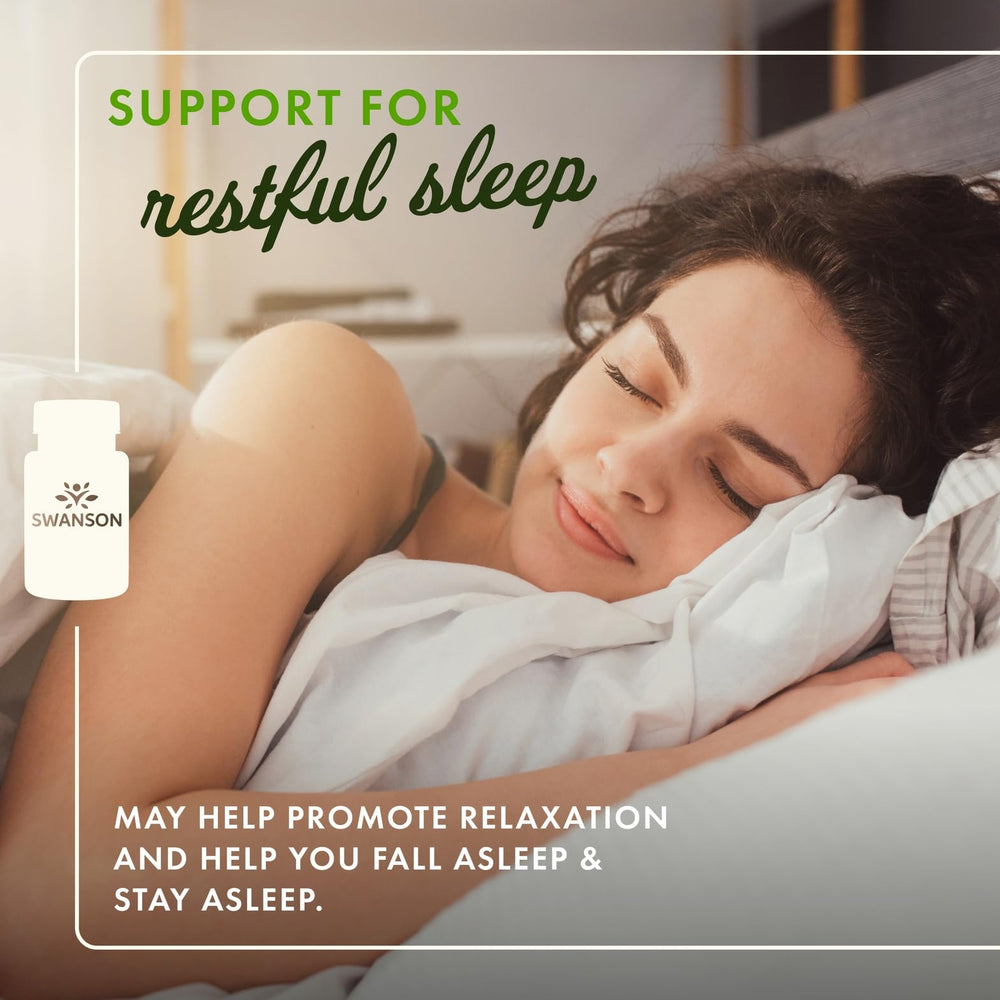 Swanson Sleep Essentials GABA capsules supporting relaxation before sleep