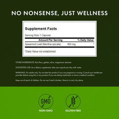 Swanson Spearmint Leaf two-pack offers convenient, ongoing digestive wellness.