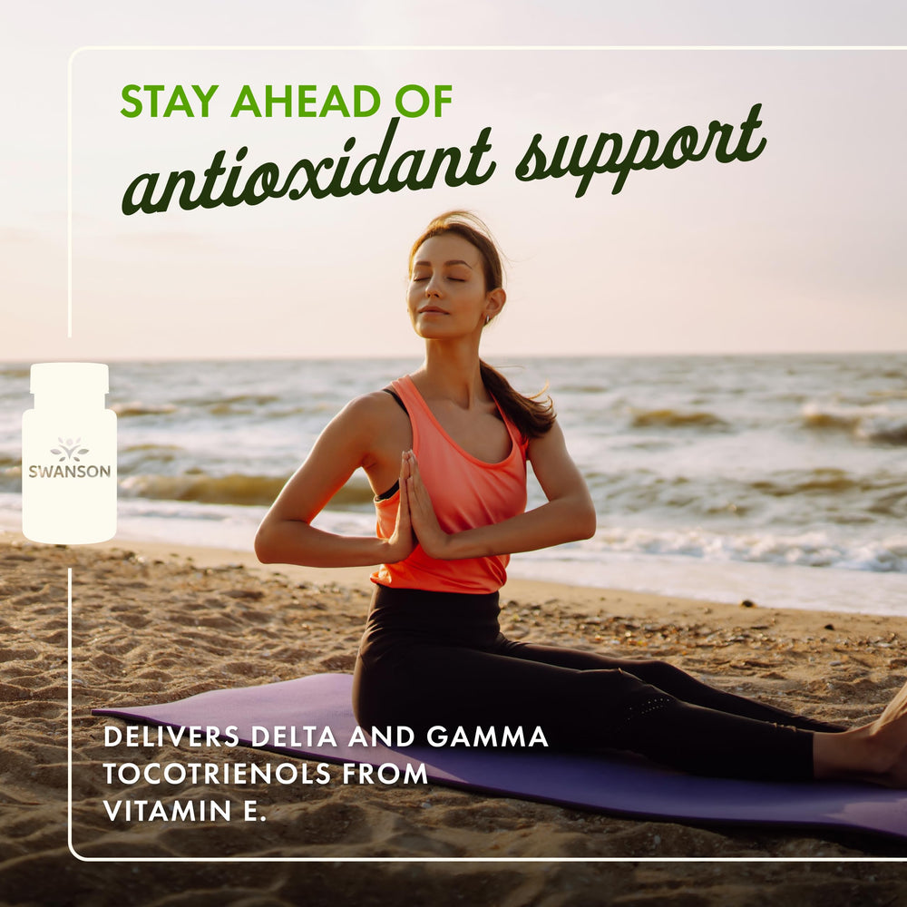 Swanson Tocotrienols capsules pour showing smooth, easy-release softgel
