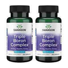 Swanson Triple Boron Complex bottle front showing product and bone support focus