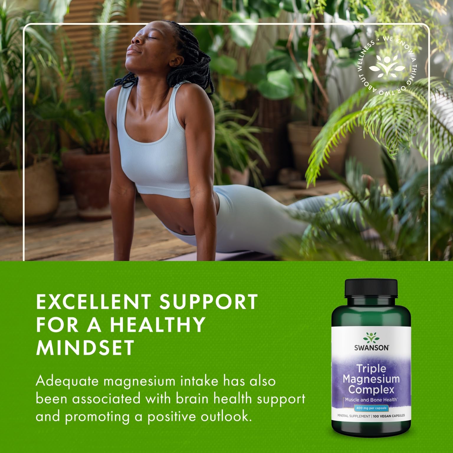 Swanson Triple Magnesium Complex on a desk supports a simple daily routine.