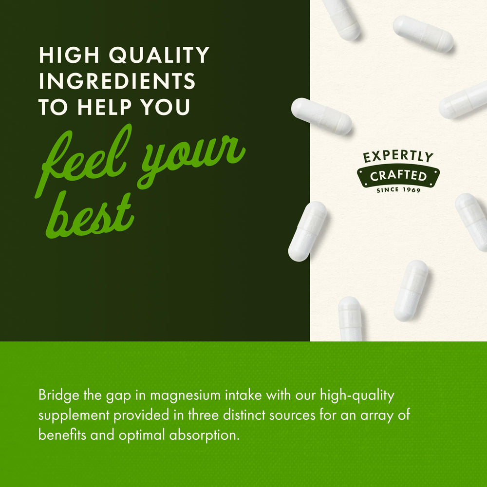 Swanson Triple Magnesium Complex two-pack display for ongoing supply.