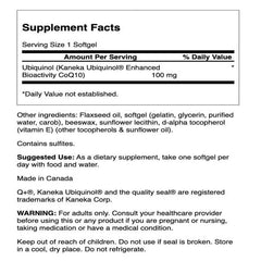 Swanson ubiquinol 60 softgels bottle shows convenient heart health support