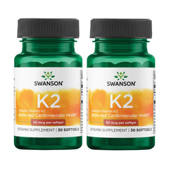 Swanson Vitamin K2 Natto bottle front for daily support.