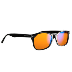 Swanwick Classic Night orange tinted lenses filtering blue light and enhancing contrast after dark