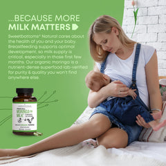 Sweetbottoms packaging showing organic certification and label.