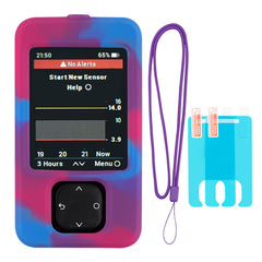 Swiatla Dexcom G7 receiver case with neck lanyard for hands-free daily carry