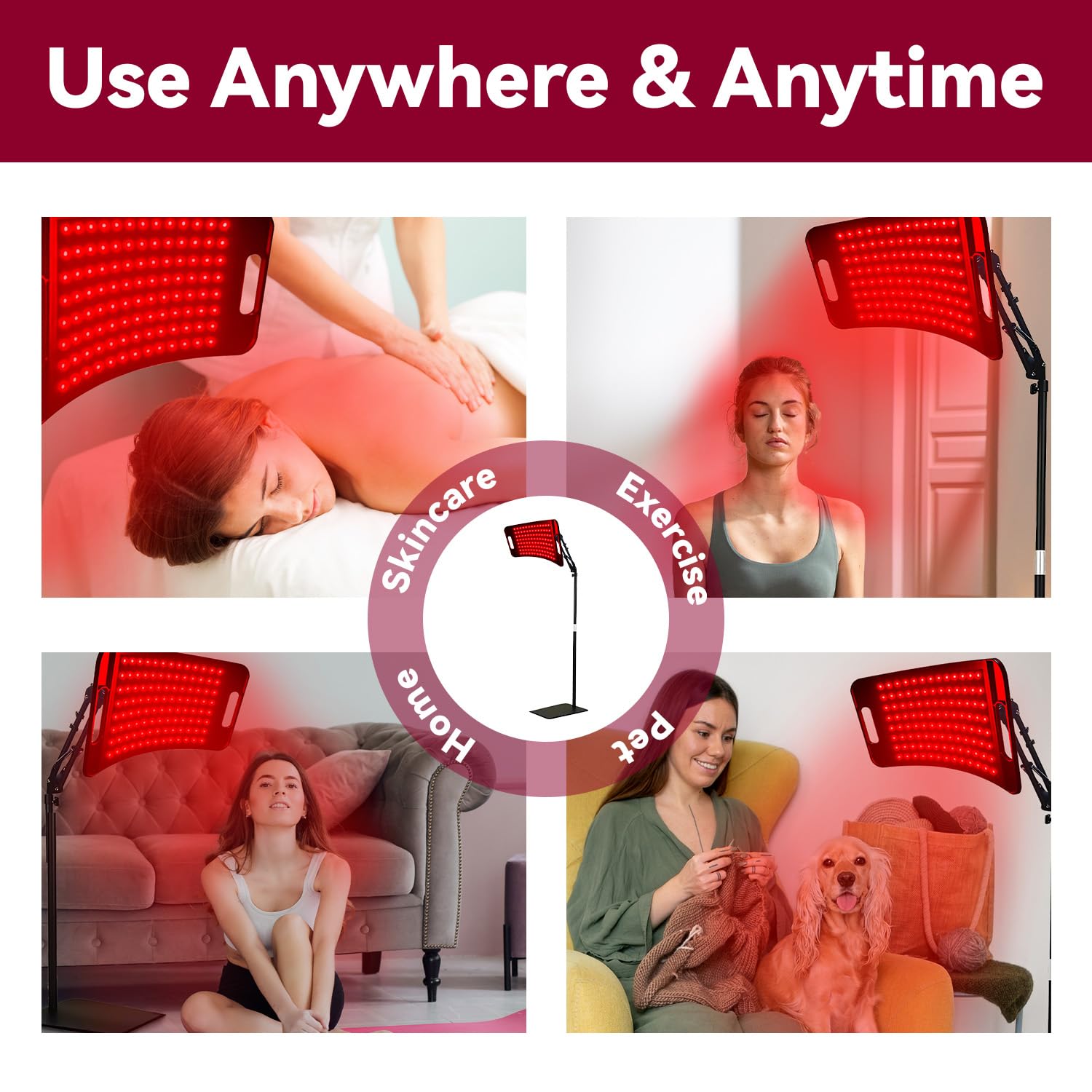 User enjoying a 10-minute SWIRISE session at a comfortable distance