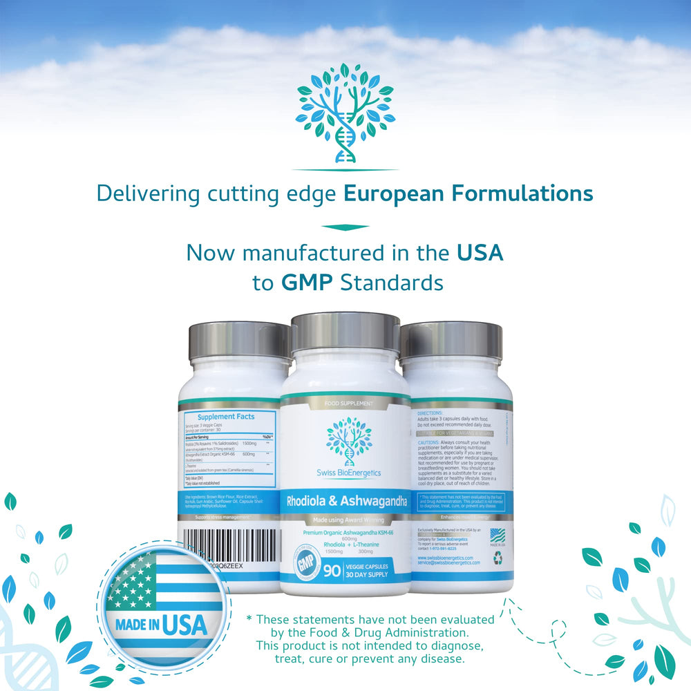 Swiss BioEnergetics Ashwagandha KSM-66 capsules close-up