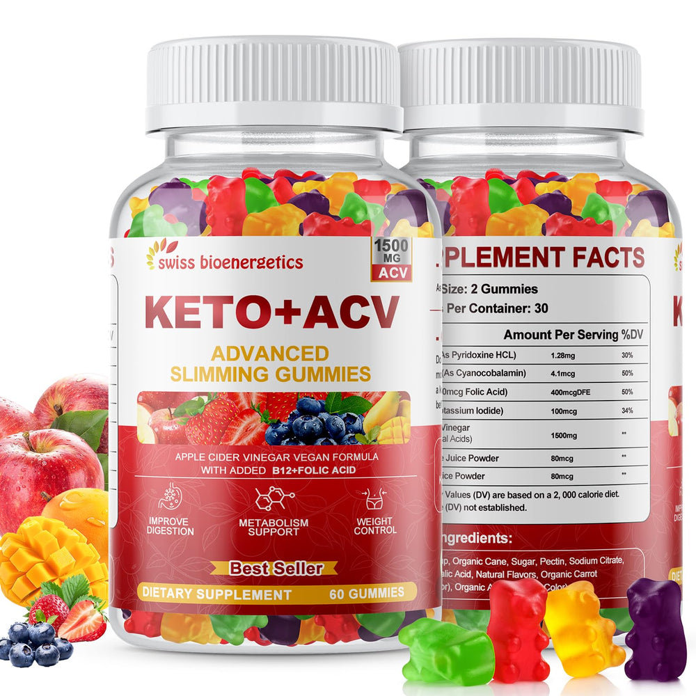 Gominolas ACV de Swiss Bioenergetics 1500 mg en bote para apoyo diario