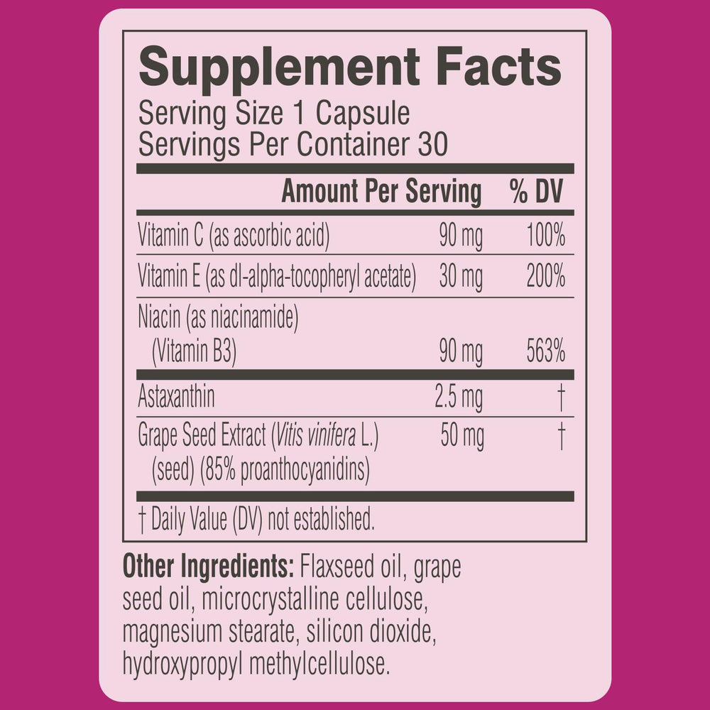 Powder-liquid capsule format close-up emphasizes enhanced ingredient delivery for improved absorption