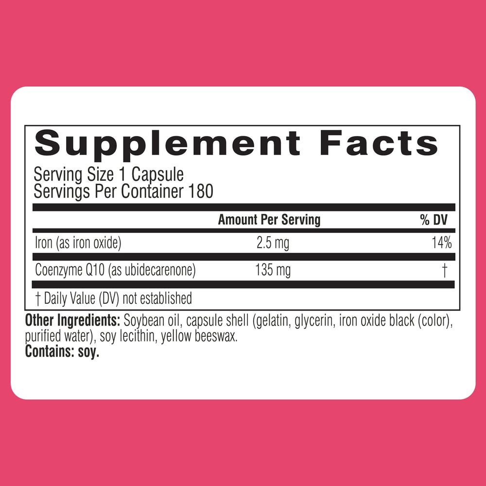 Swisse CoQ10 antioxidant-rich formula protecting cells against stress.