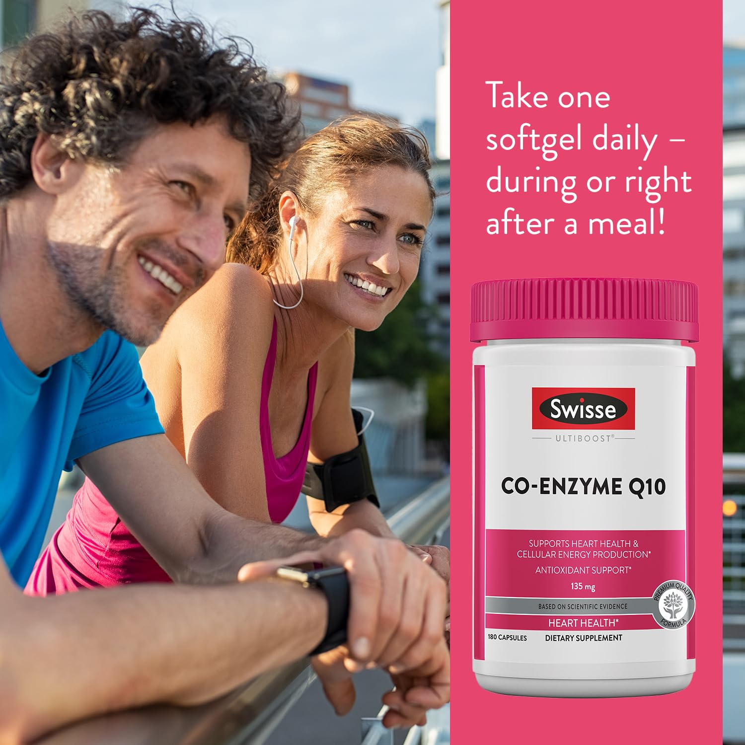 Swisse CoQ10 daily use in a simple routine.