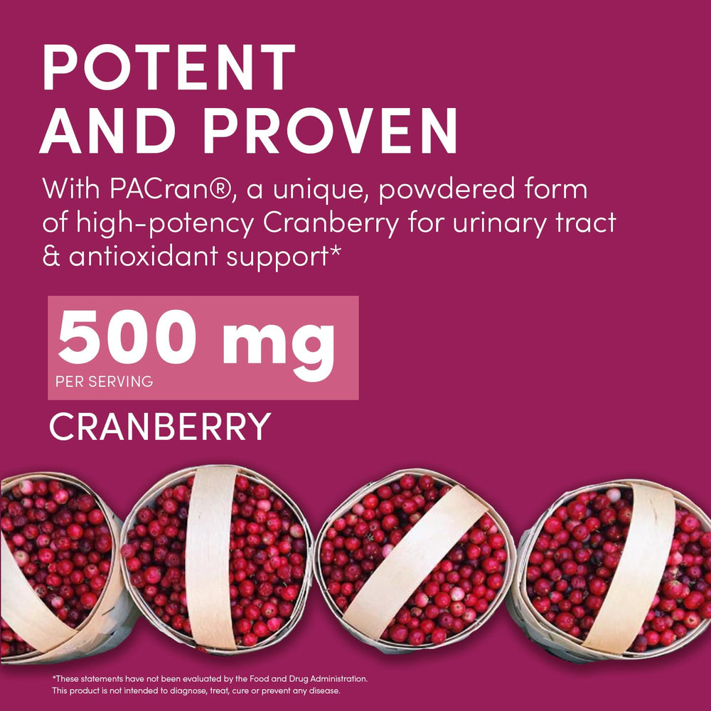 Swisse cranberry pills for women and men to support urinary balance.