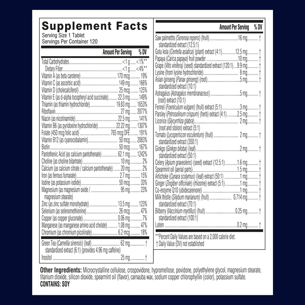 Swisse Ultivite Mens energy and mental alertness through a balanced formula