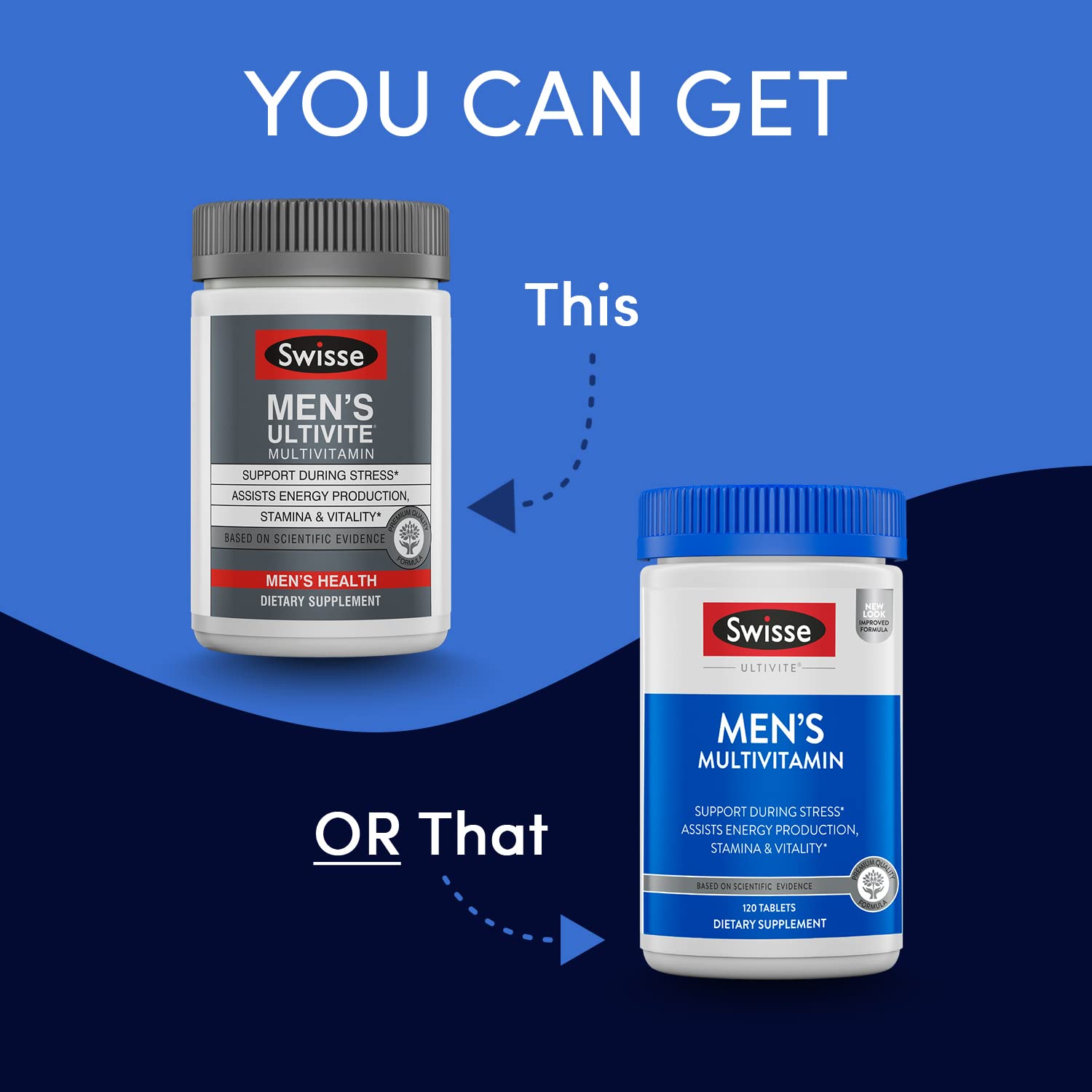 Zinc and Selenium in Swisse Ultivite Mens for immune support
