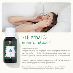 SwissJust Oil 31 pour scene for easy application.