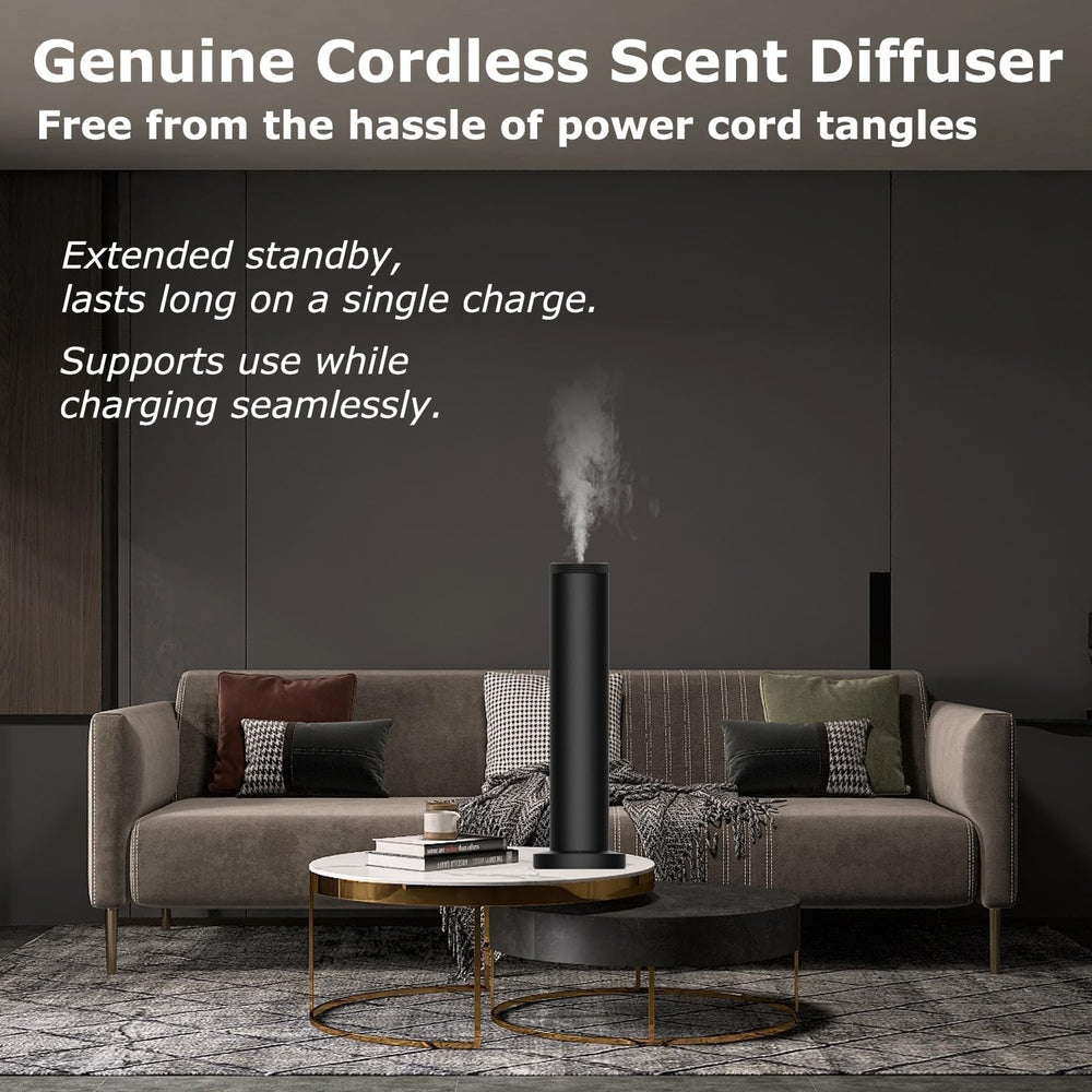 Swuvuxo diffuser displaying dual modes: adjustable intensity and timer