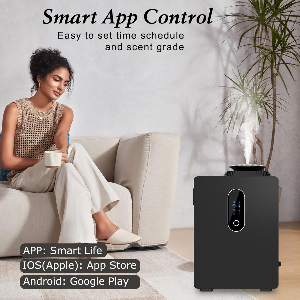 Swuvuxo diffuser app-control example with remote scheduling