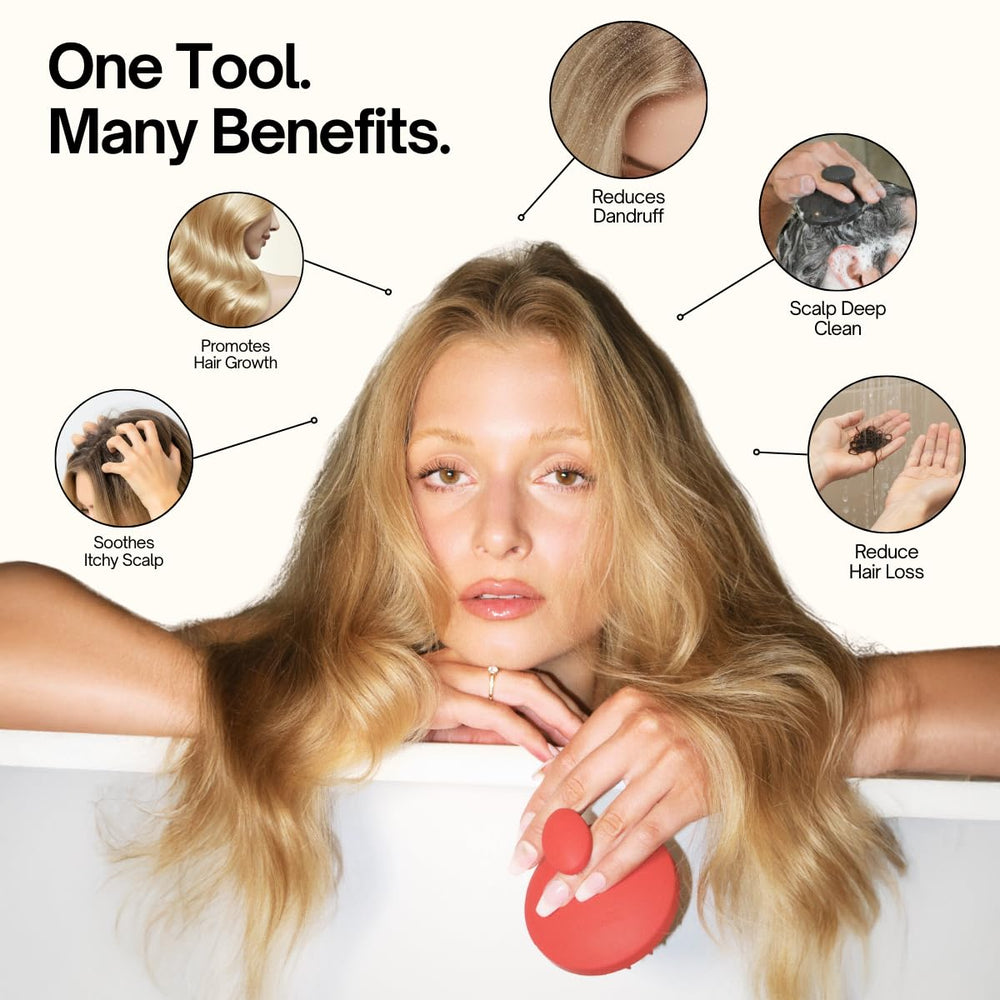 SXNSE Revive Arctic massager used to finish hair care routine