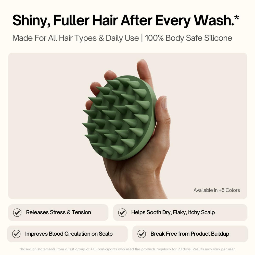 SXNSE Revive Arctic scalp massager in shower for clean scalp