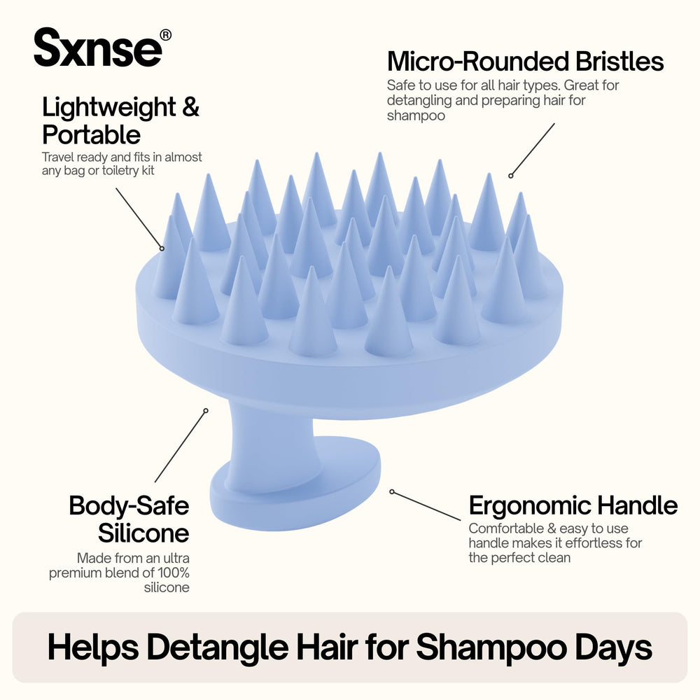 SXNSE Revive Arctic massager with soft bristles soothing the scalp