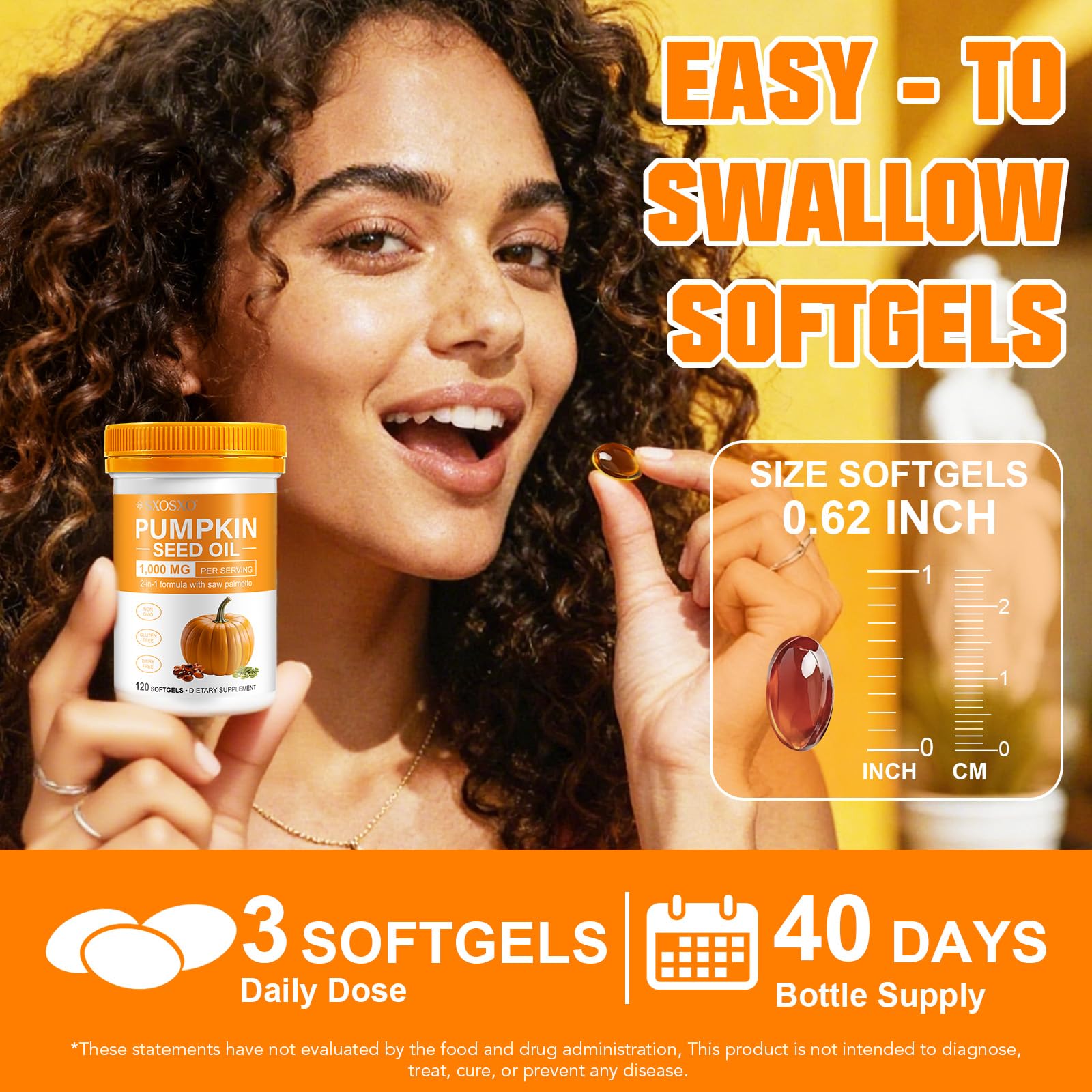 Healthy skin and moisturized look with SXOSXO pumpkin seed oil.