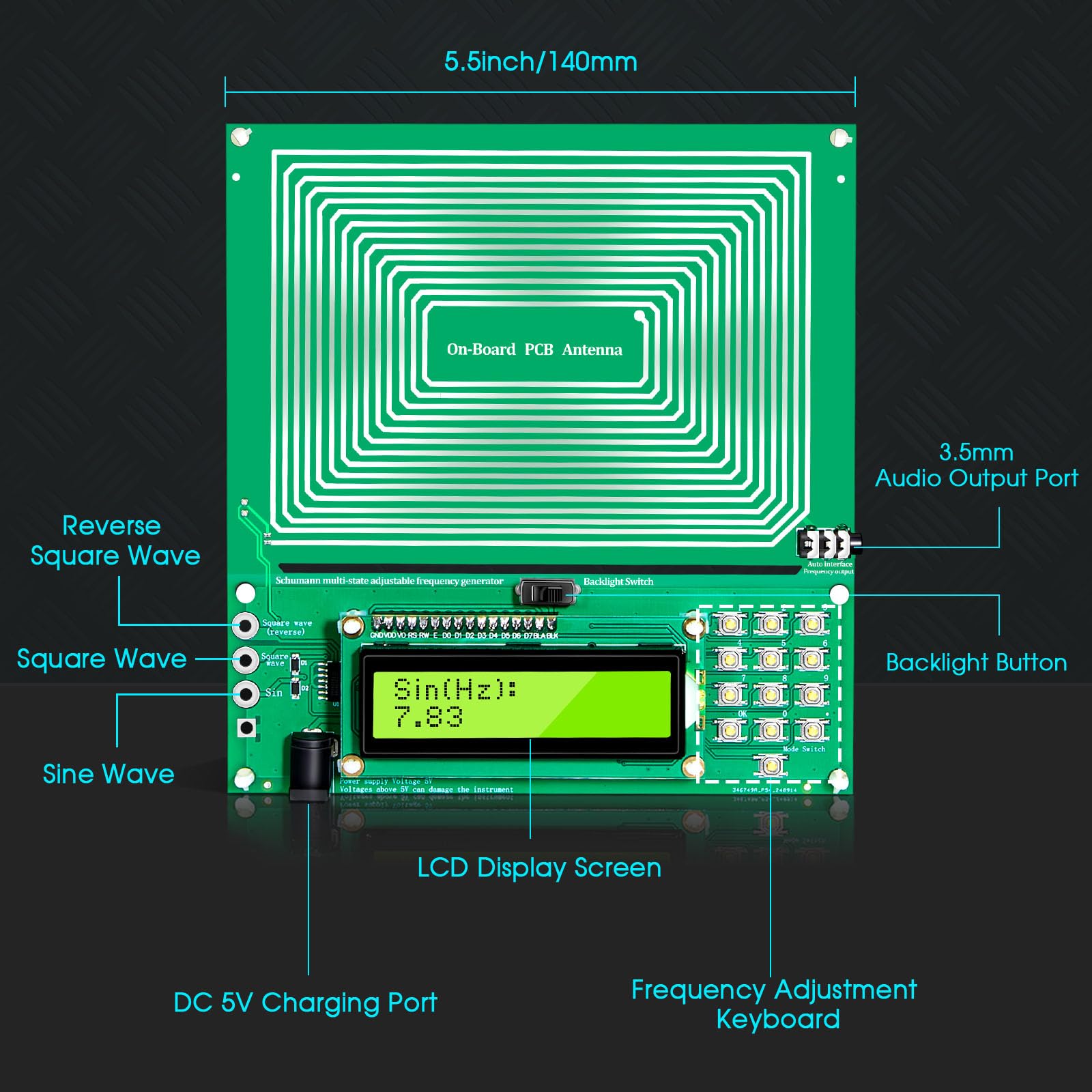 SXZL USB and DC power options for flexible use at home or on the go