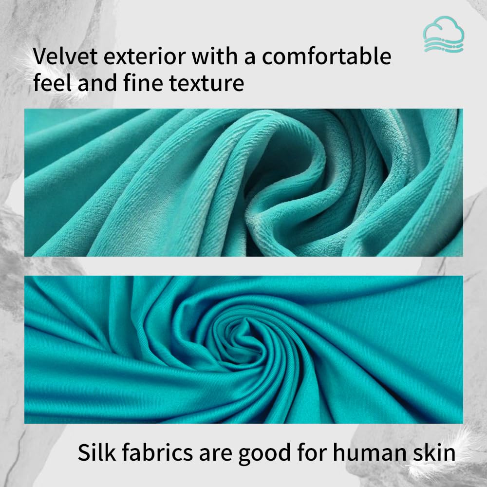 SYPVRY Light-blocking eye mask Emerald helps create a dark sleep environment.