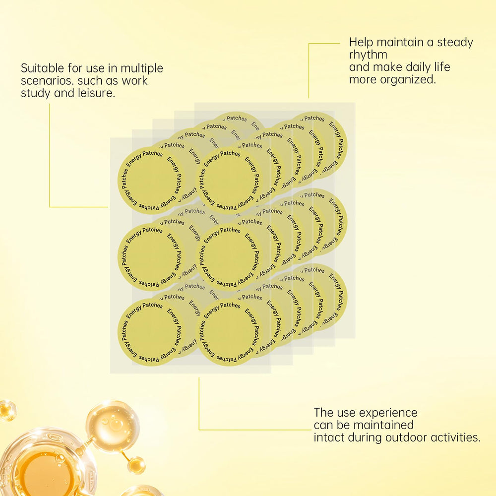 SYAUESOZ Energy Patches used during workouts for steady energy.