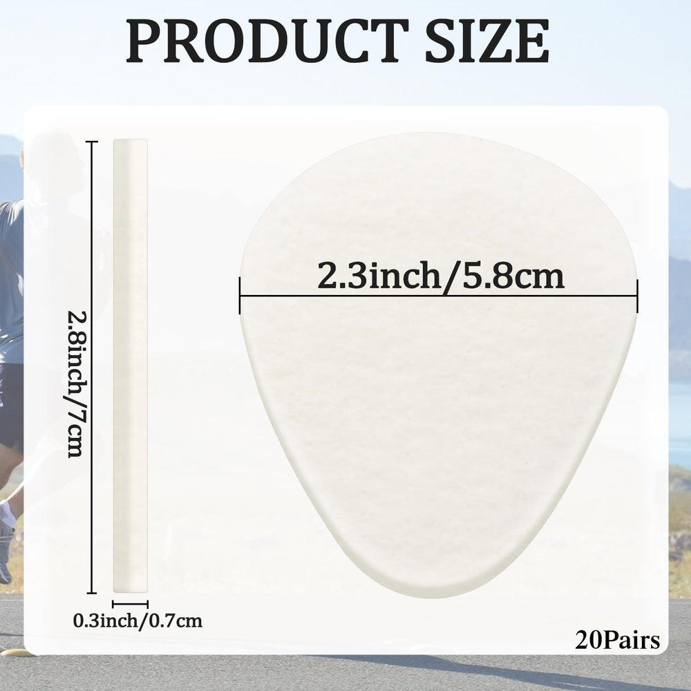 Syhood metatarsal pad adhesive close-up demonstrating strong adhesion for secure placement.