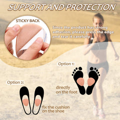 Syhood forefoot cushion reduces impact for smoother steps