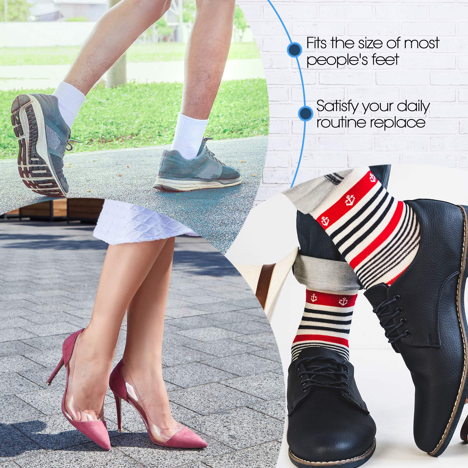 Syhood metatarsal pad worn while walking enhances forefoot support and comfort