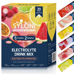 Syloni electrolytes lemon-lime stick for on-the-go hydration and refreshing taste