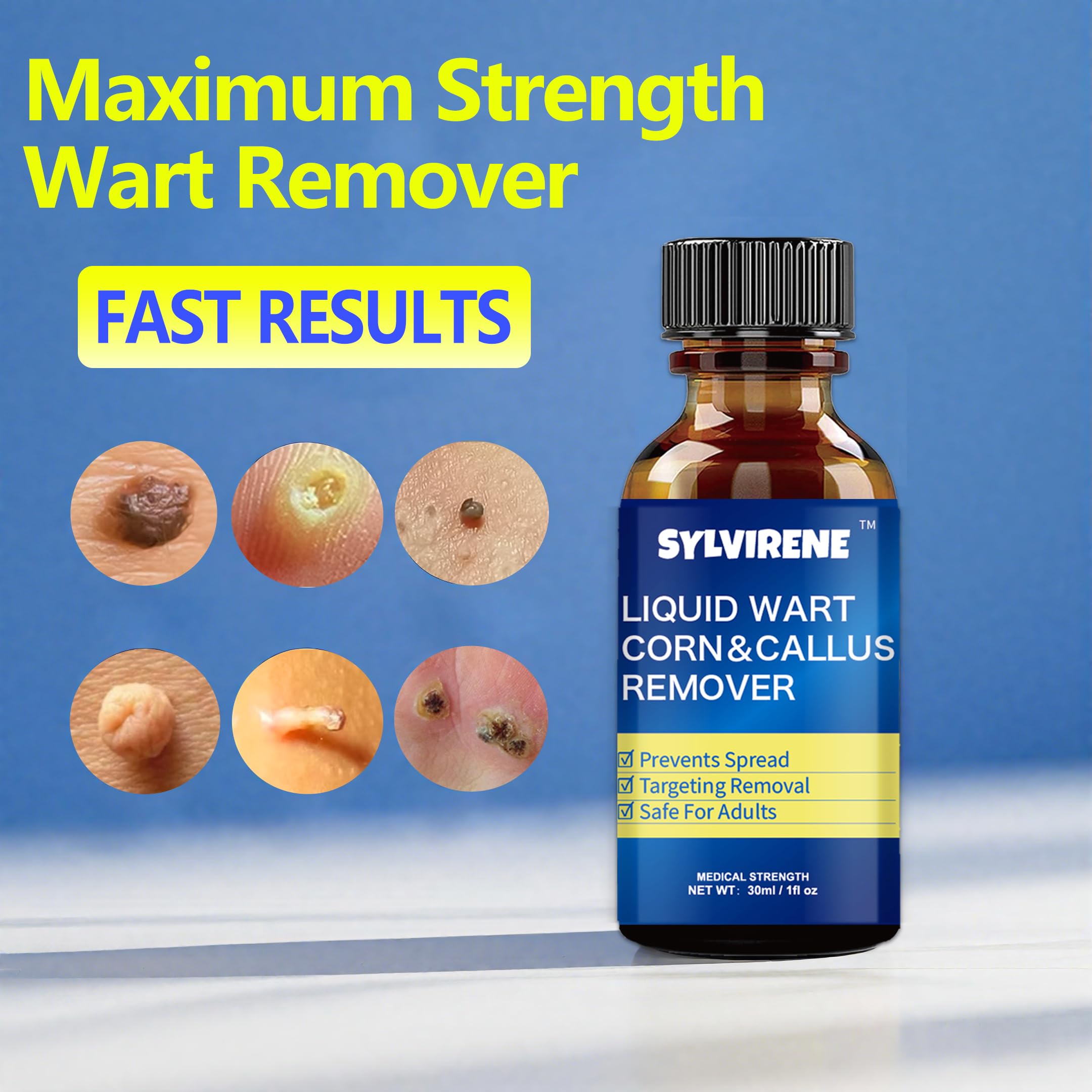 Sylvirene Wart Remover Liquid plantar wart removal demonstrates targeted treatment