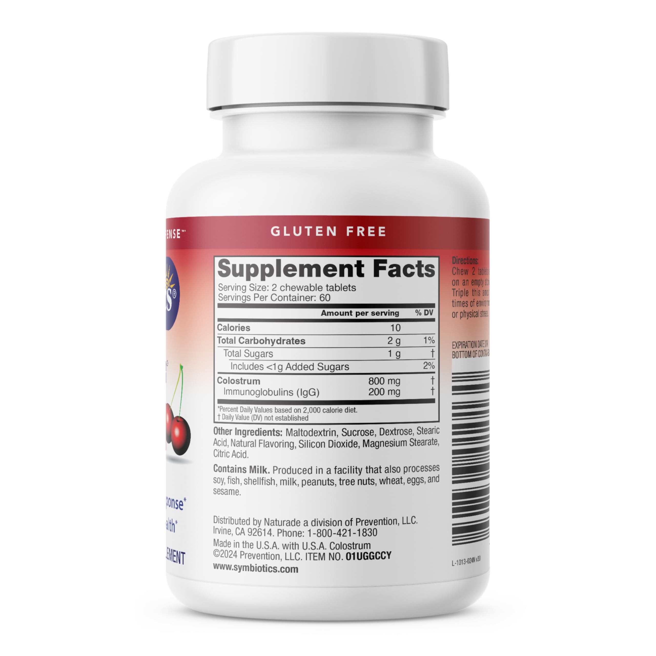Morning routine scene with Symbiotics chewables in wild cherry flavor