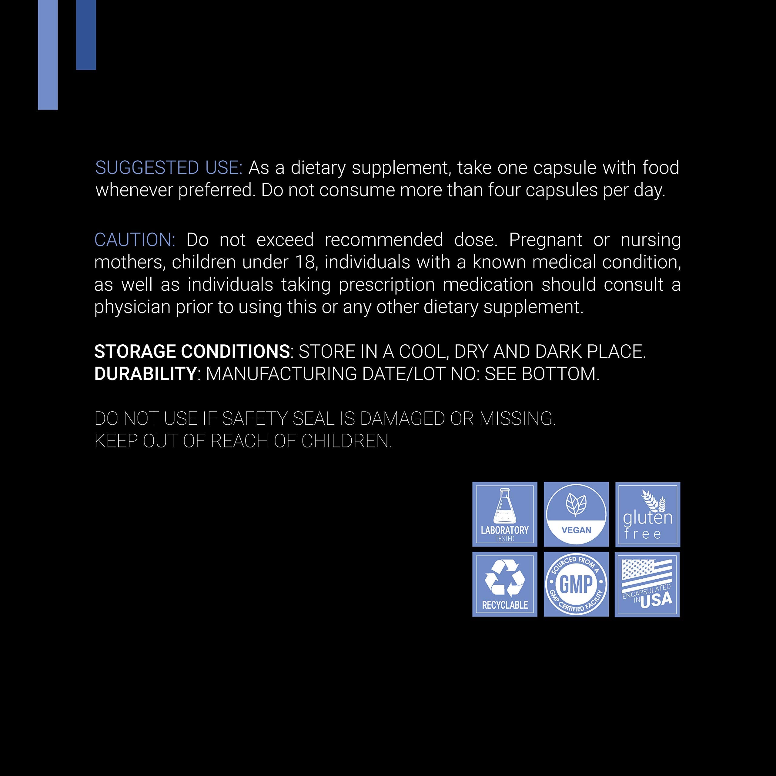 SYMNUTRITION Bilberry Extract capsules poured into a dish for easy intake
