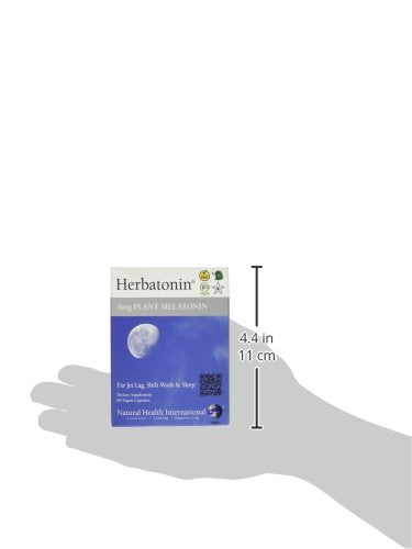 Symphony Herbatonin 3mg bottle on nightstand evokes calm sleep prep