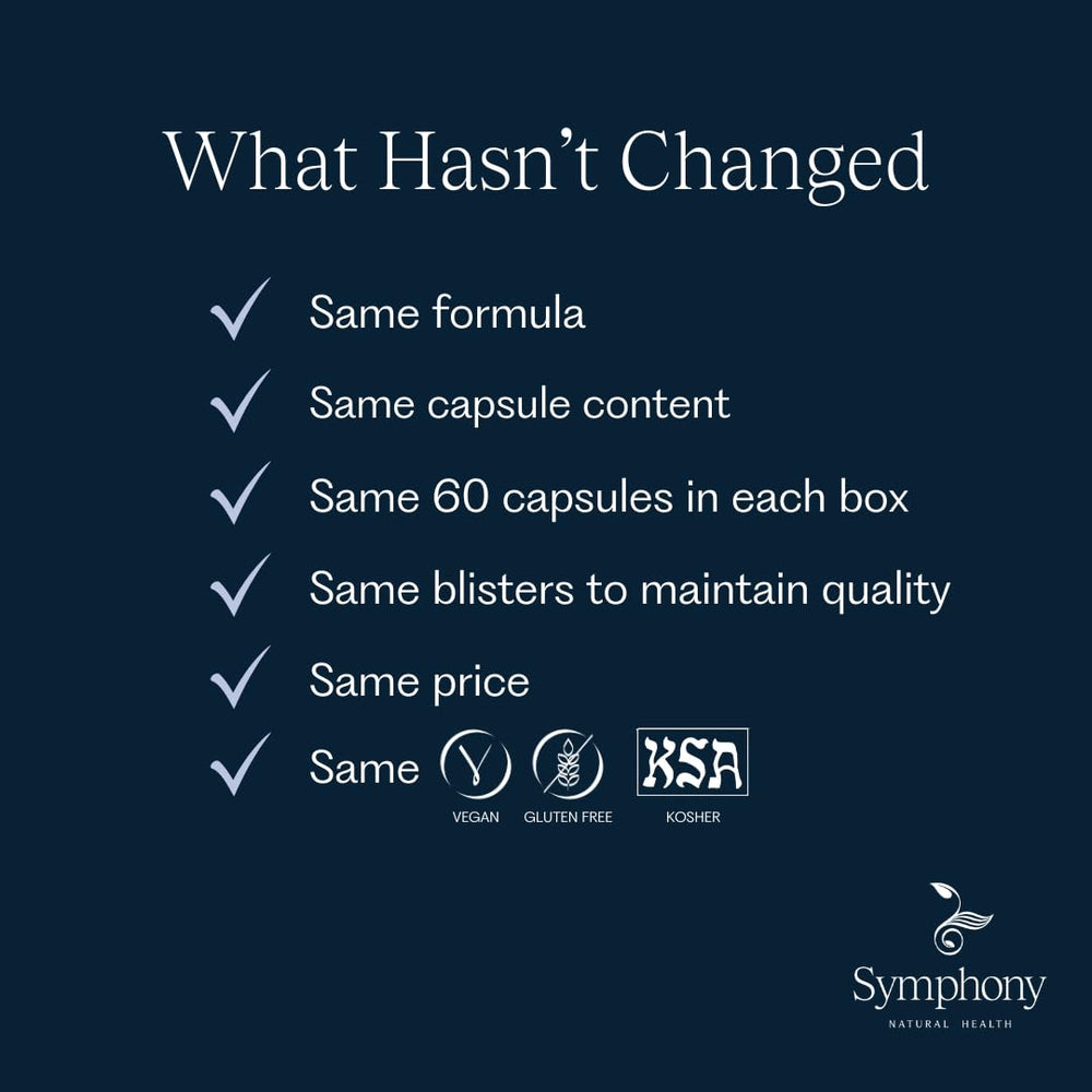 Symphony Herbatonin 3mg packaging inside view reveals clean ingredient list