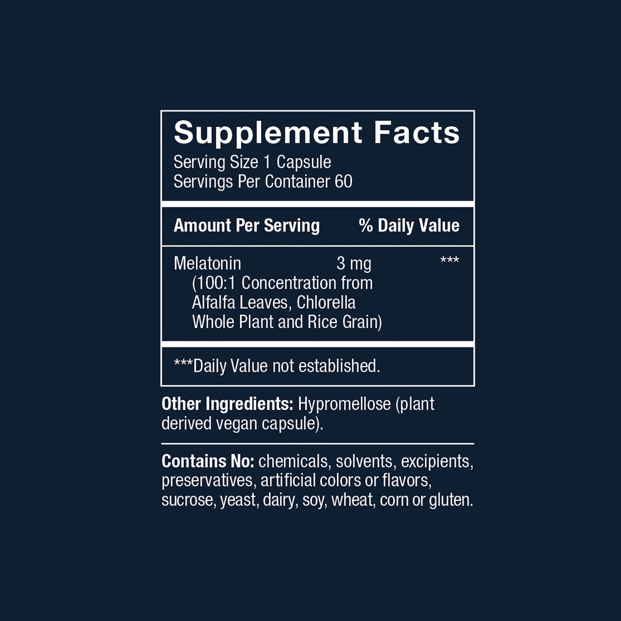 Symphony Herbatonin 3mg sleep-support scene suggests a calm nightly routine