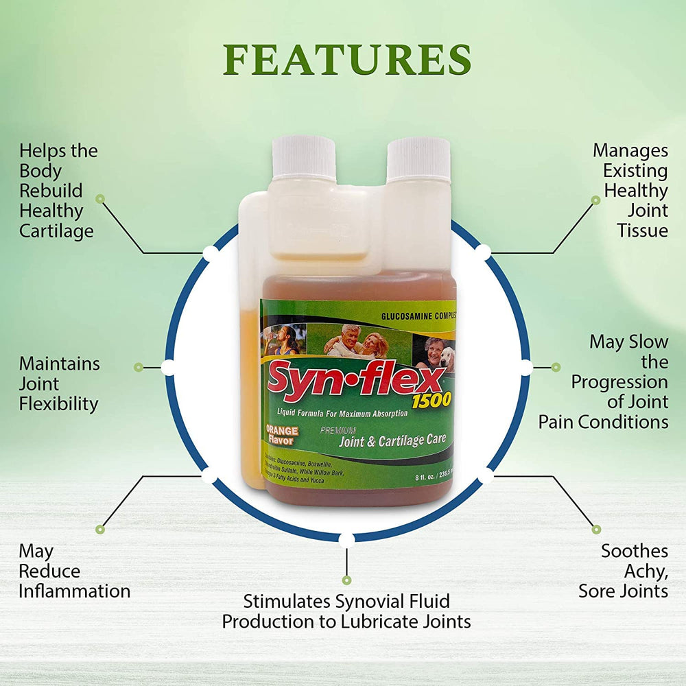 Synflex citrus aroma close-up highlighting orange flavor for easy intake.