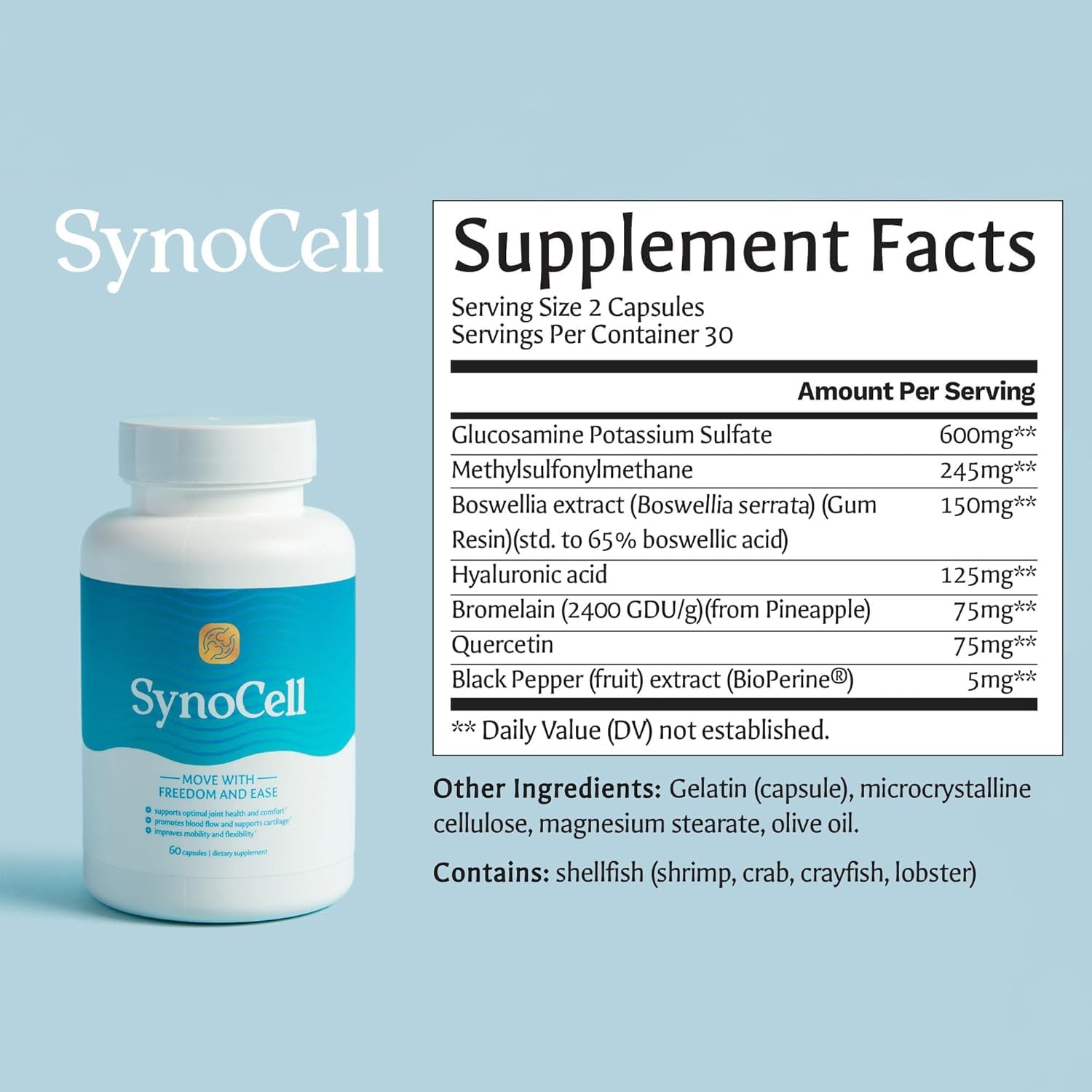 Context showing Synocell 4 pack in a back friendly setting for daily use