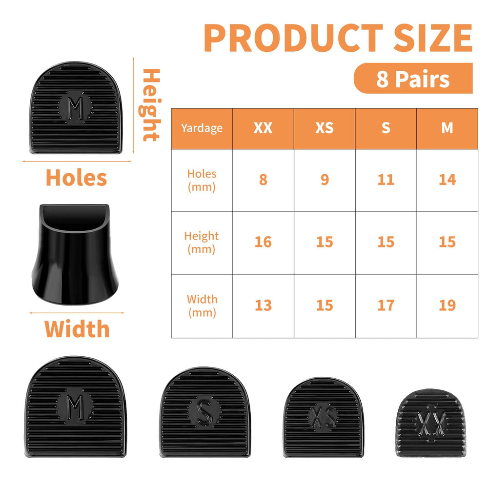 SYNTRIFYX XS size heel caps fit stilettos for daily use