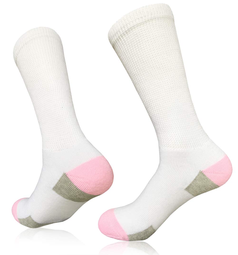 SYOLLAVE diabetic socks with cushioned foot for all-day comfort.