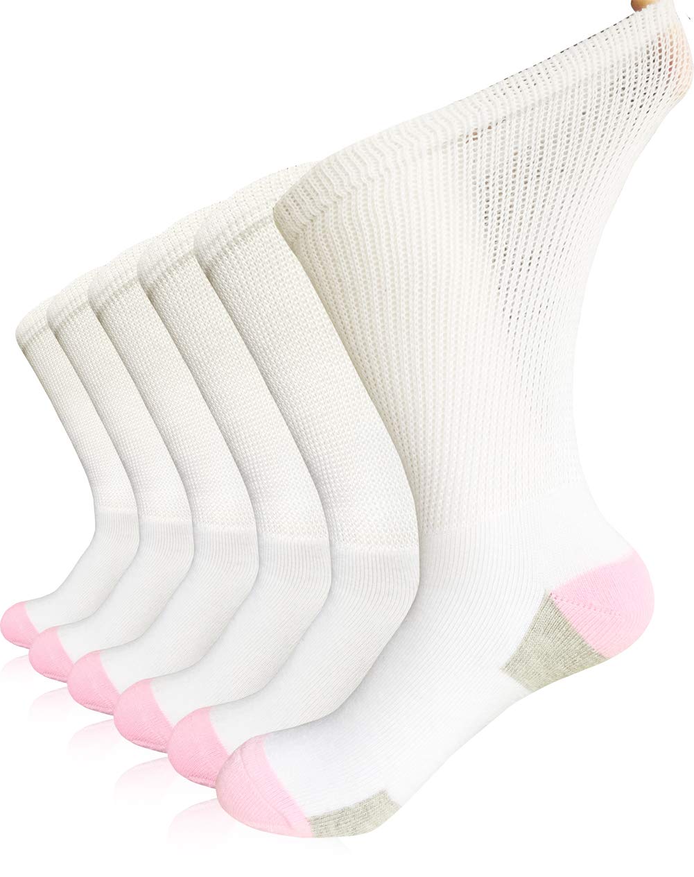 SYOLLAVE diabetic socks with non-binding cuff for comfortable wear.