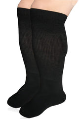 SYOLLAVE extra-width diabetic socks with non-binding top for swollen feet.