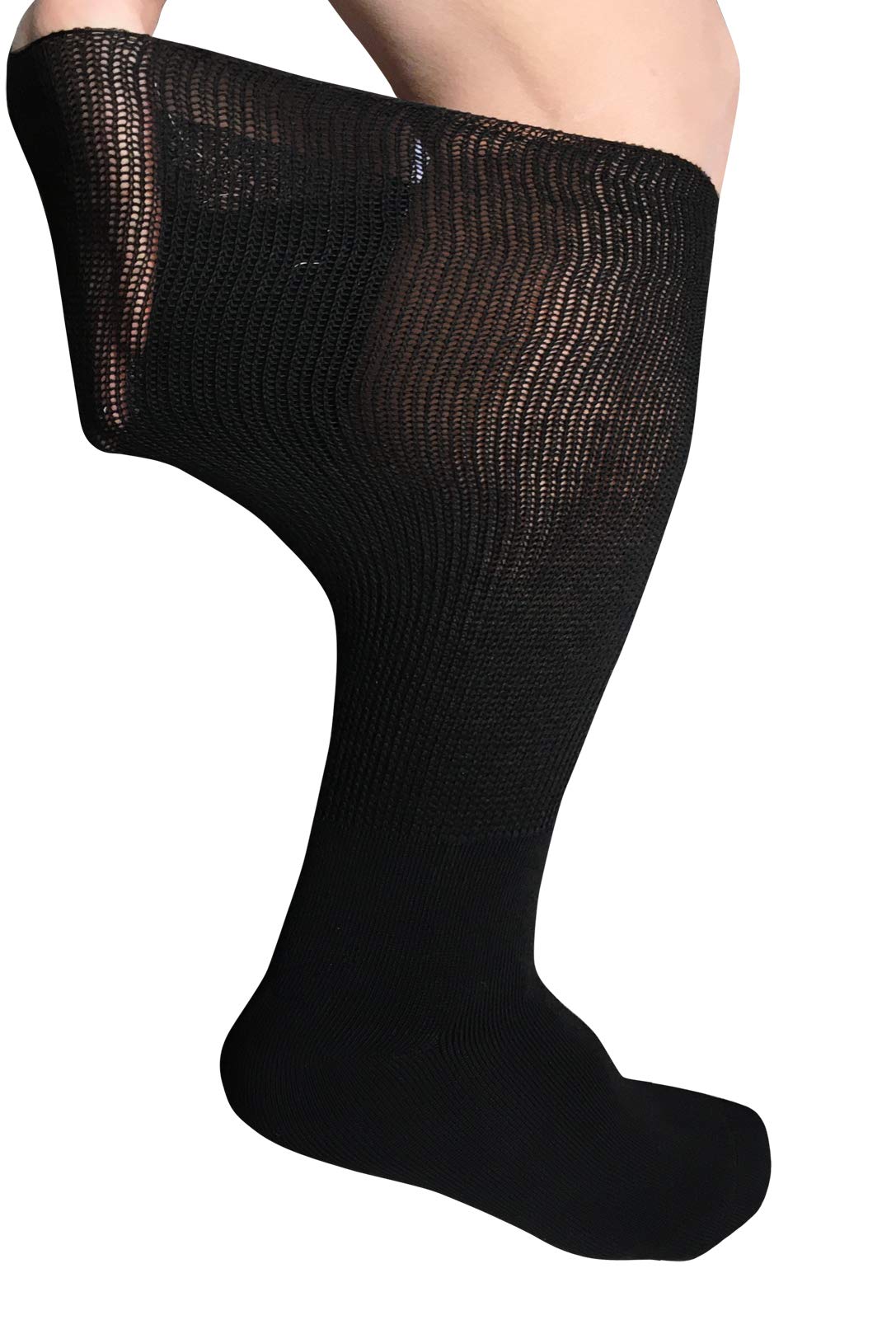 SYOLLAVE wide-top design eases dressing on swollen ankles.