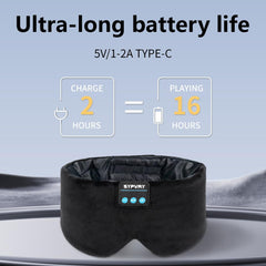 SYPVRY Soft fabric sleep mask providing comfortable light blocking.