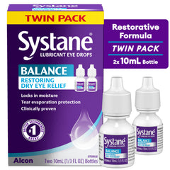 Systane Balance bottle dispense enables easy administration for fast relief.